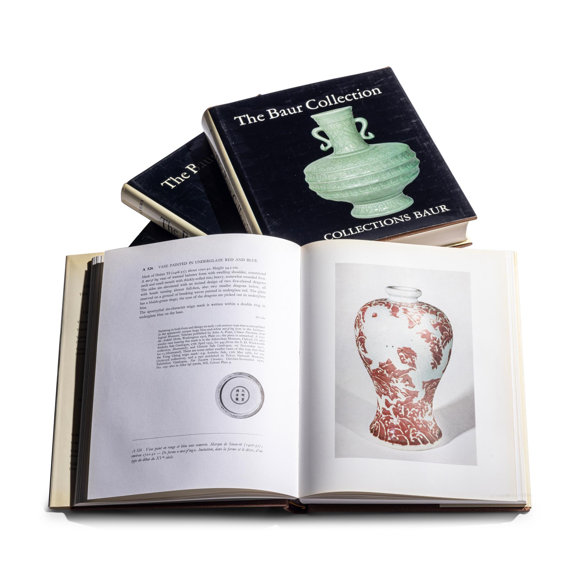 [THE BAUR COLLECTION] AYERS, John, et al. Chinese Ceramics I-IV. Geneva: Collections Baur, 1968-1974.