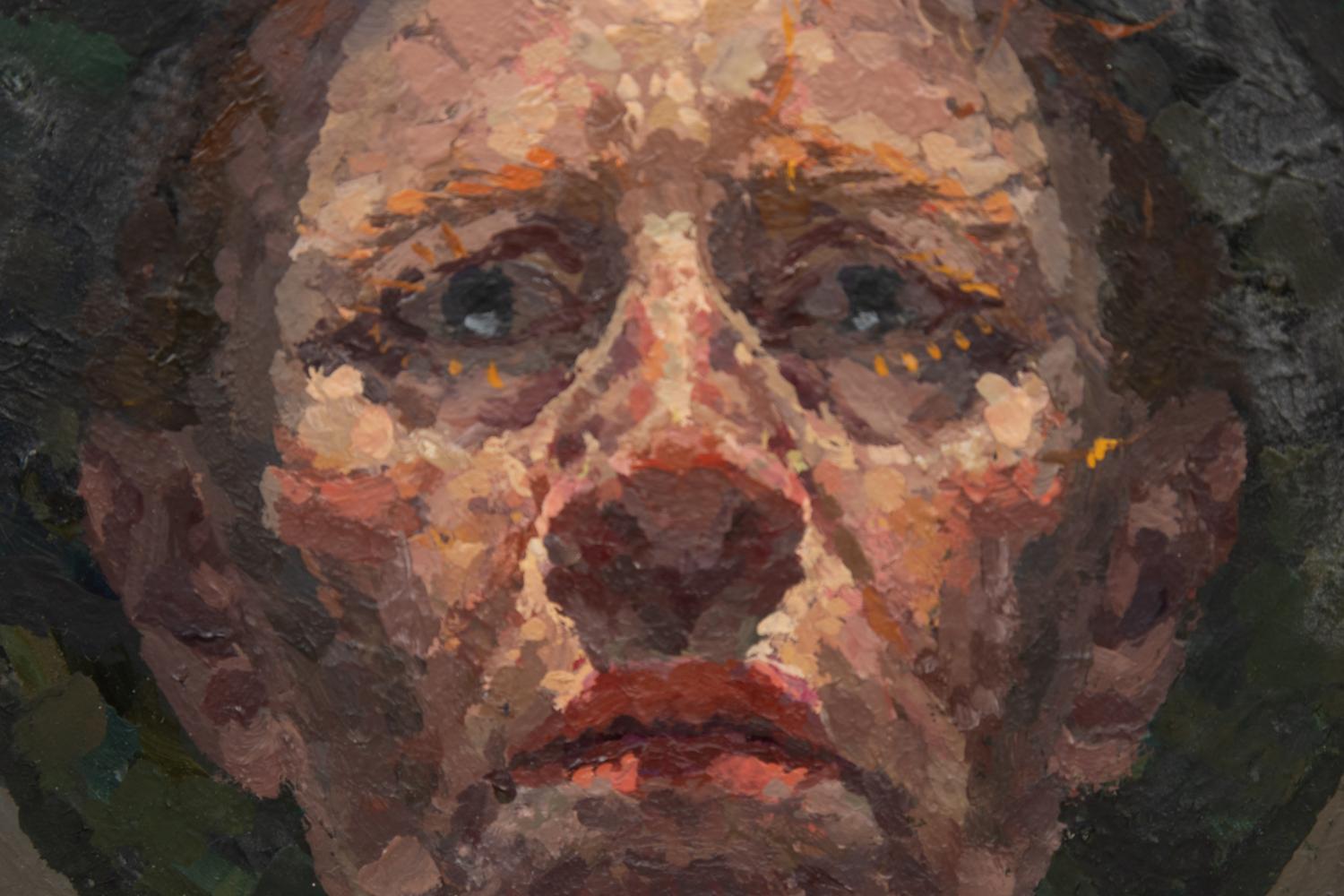 Self-Portrait (Camouflage Hat)