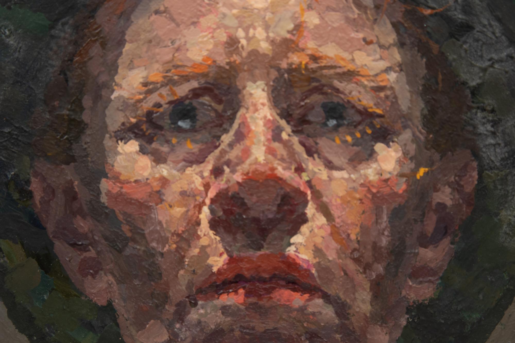Self-Portrait (Camouflage Hat)