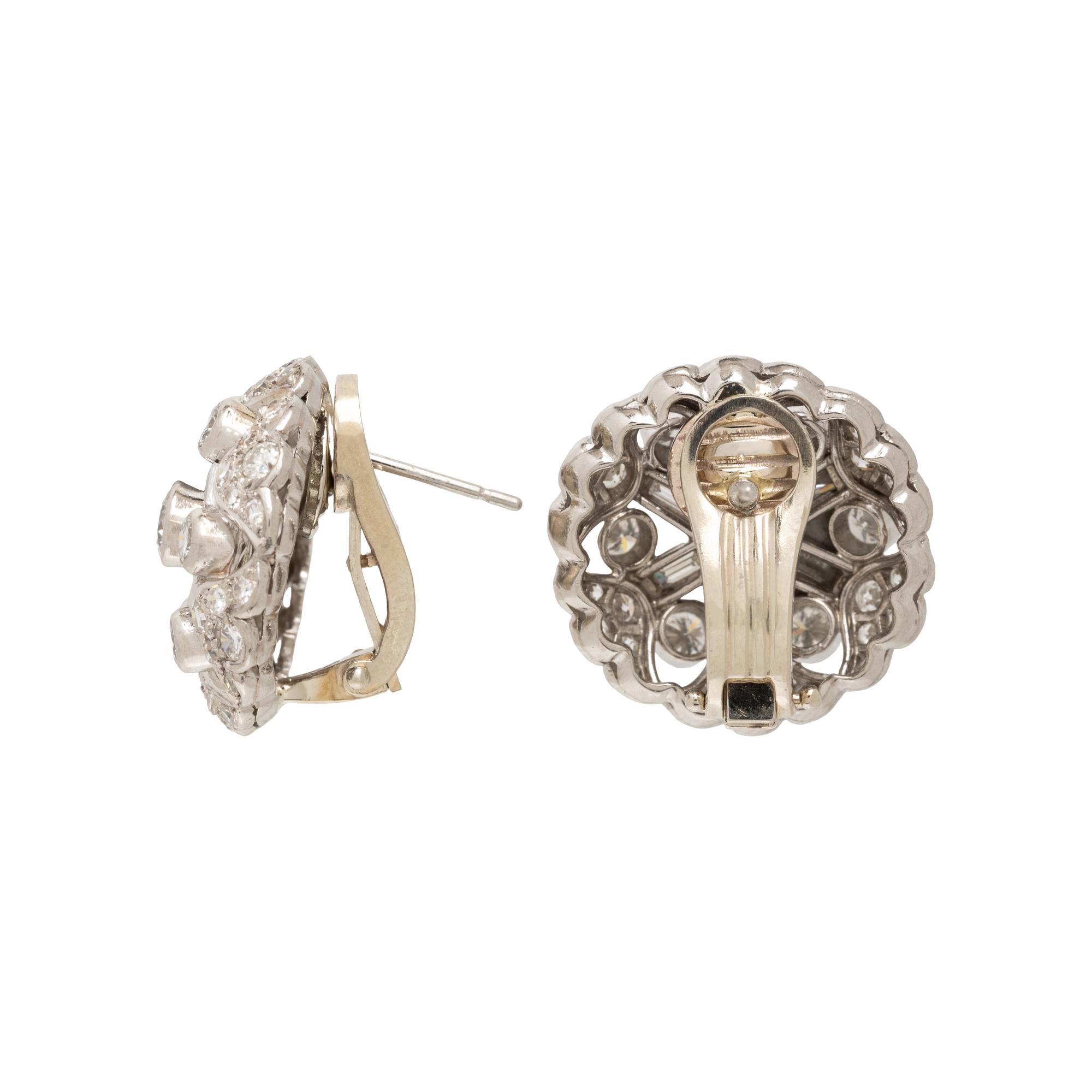 DIAMOND CLIP EARRINGS