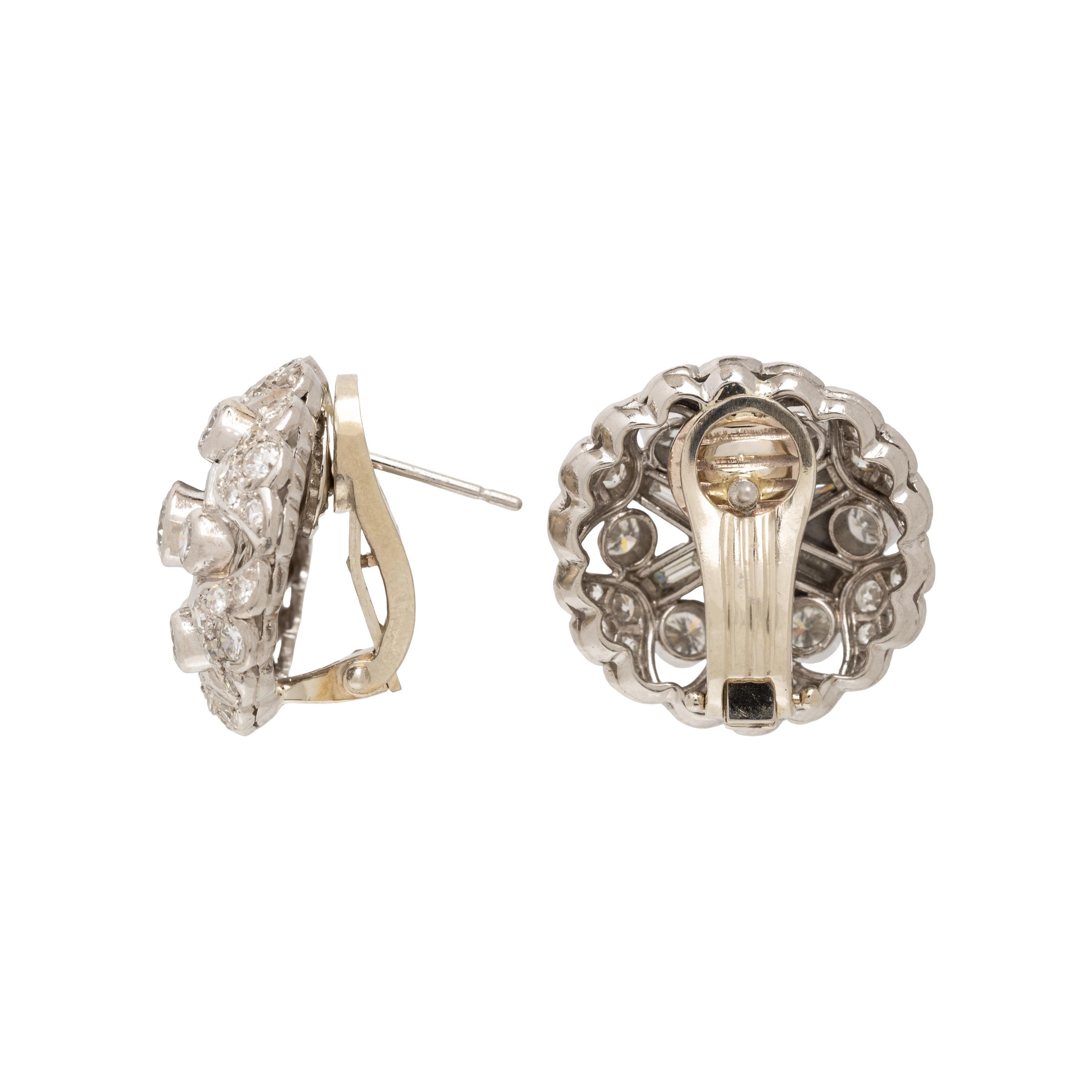 DIAMOND CLIP EARRINGS