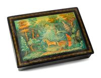 Three Russian Lacquer Boxes