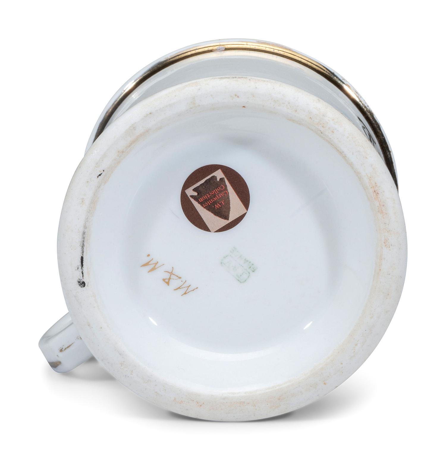 An Electrician's Porcelain Occupational Shaving Mug