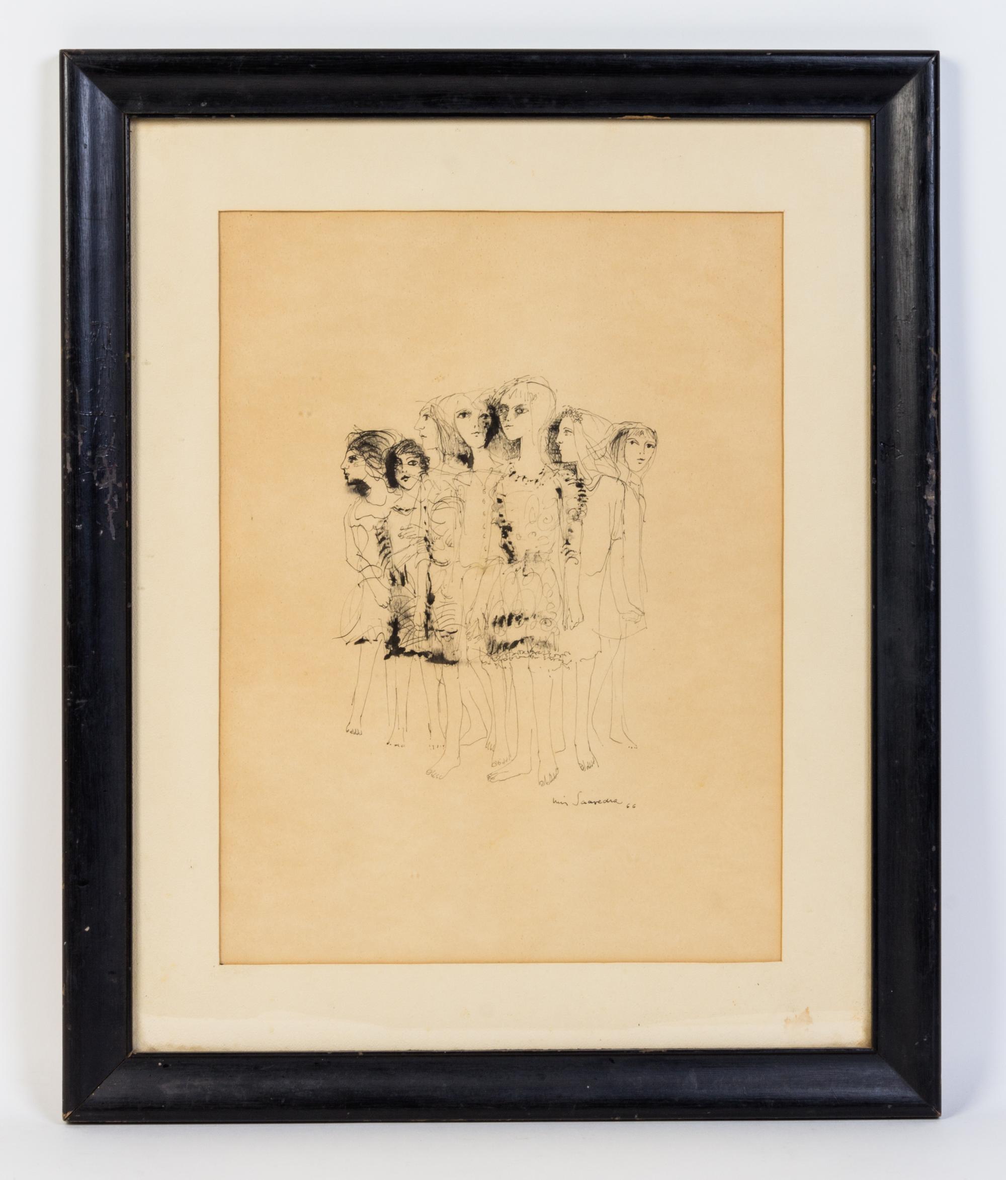 Artist Unknown, (20th century), Untitled (Group of Women), 1966