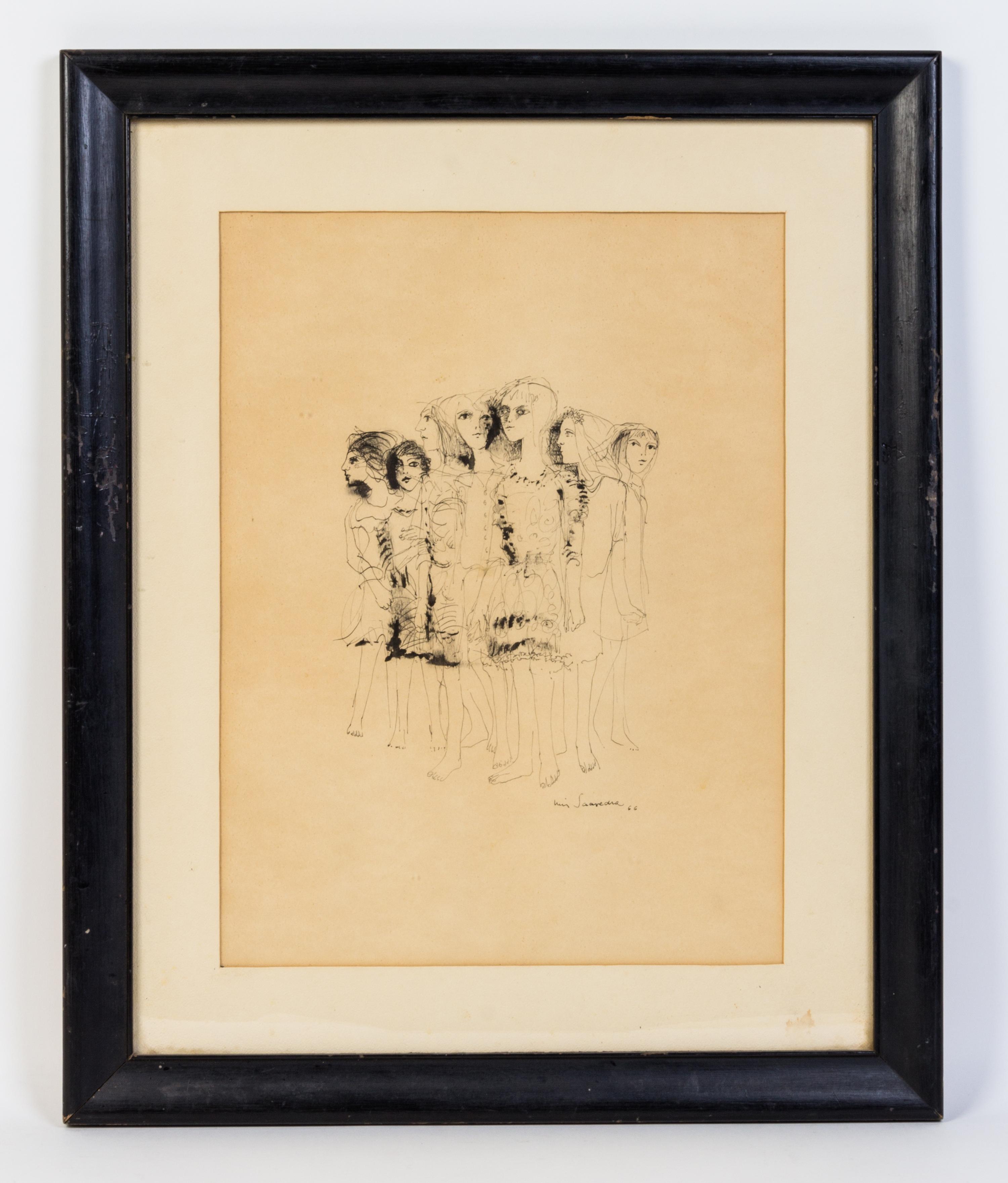 Artist Unknown, (20th century), Untitled (Group of Women), 1966