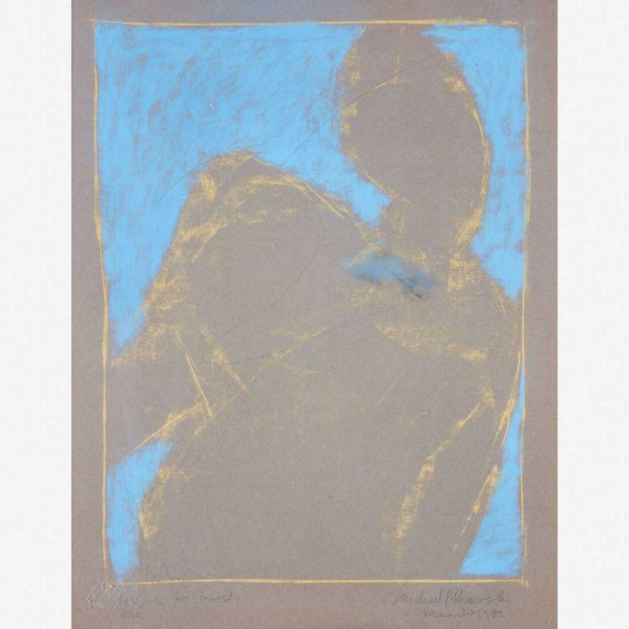 Michael Shanoski (American, 1958-2001) Decide now.; together with three companions