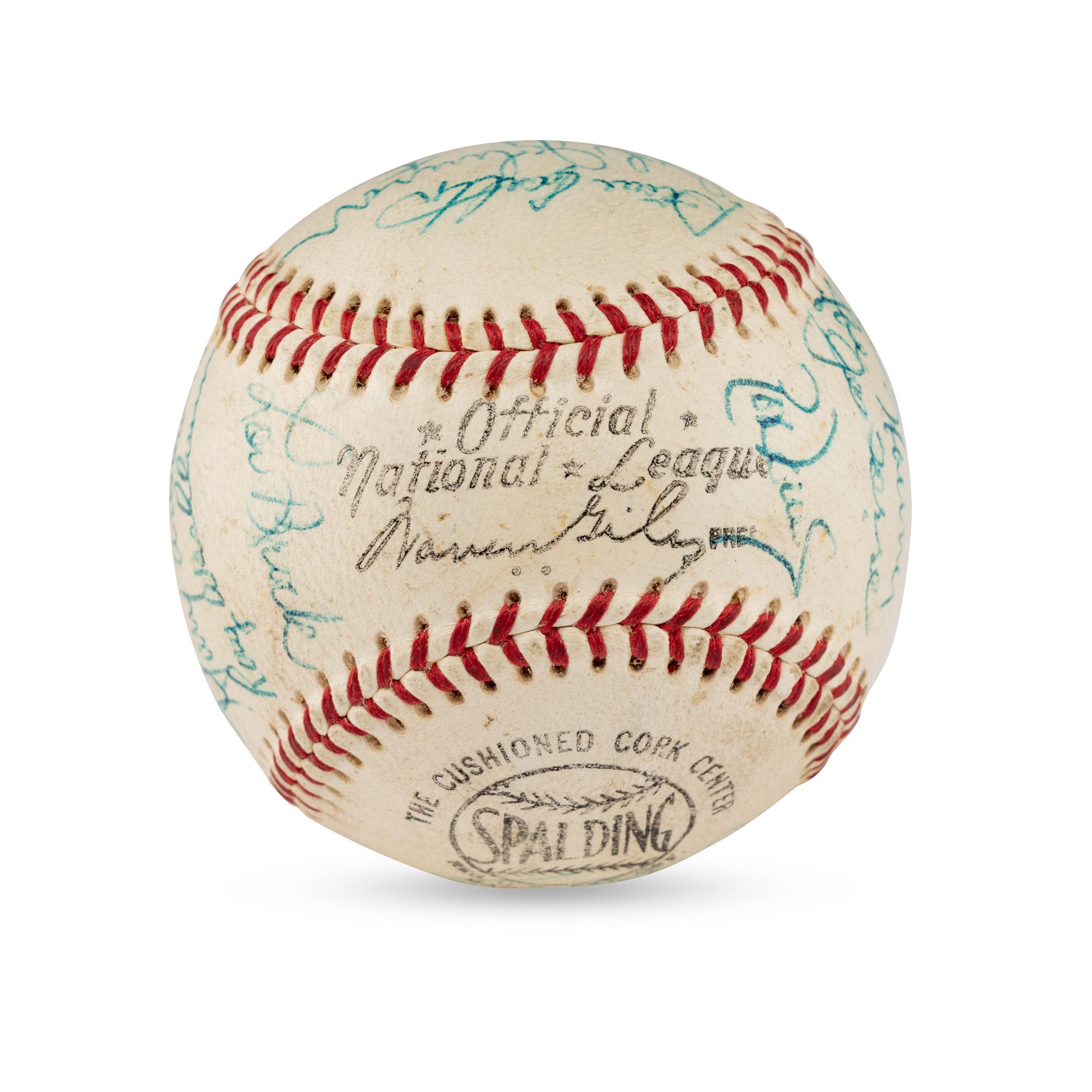 A 1969 St. Louis Cardinals Team Signed Autograph Baseball Including Multiple Hall of Famers (JSA Letter of Authenticity),