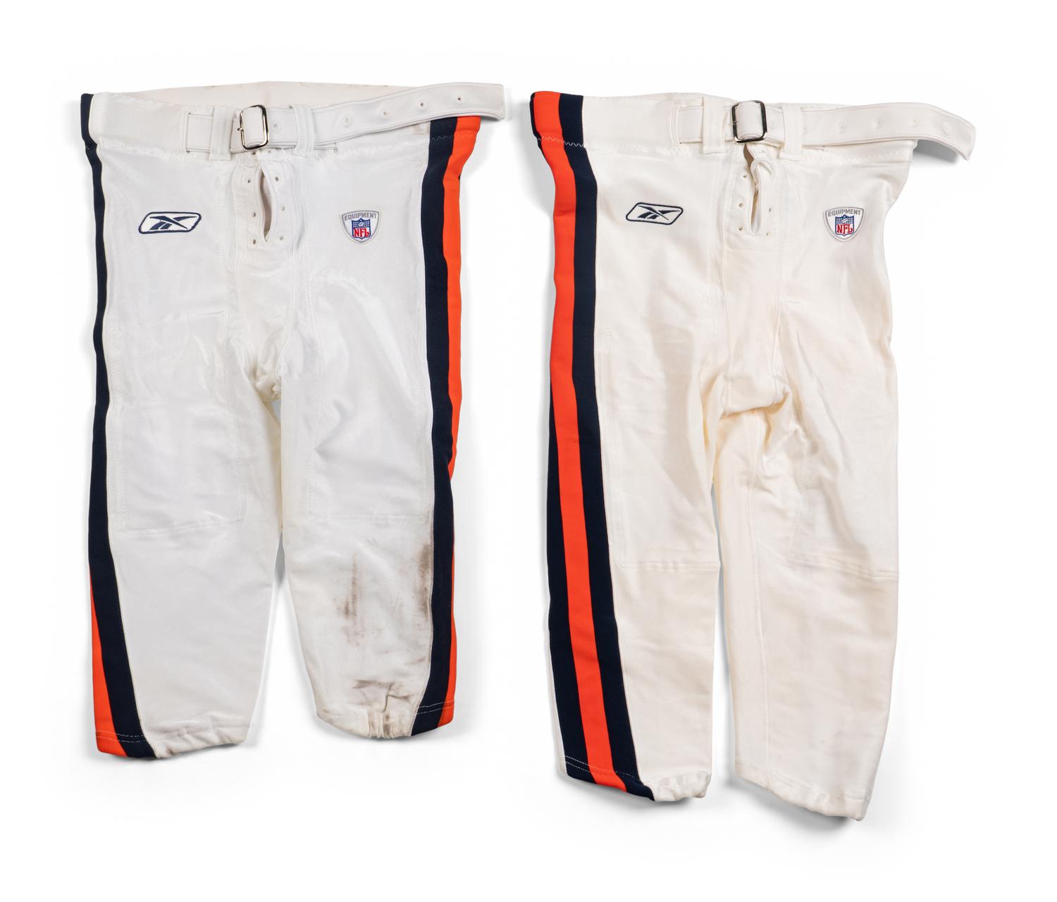 A Group of Chicago Bears Practice Worn Uniforms Jersey and Pants – Numbers 43 and 78
