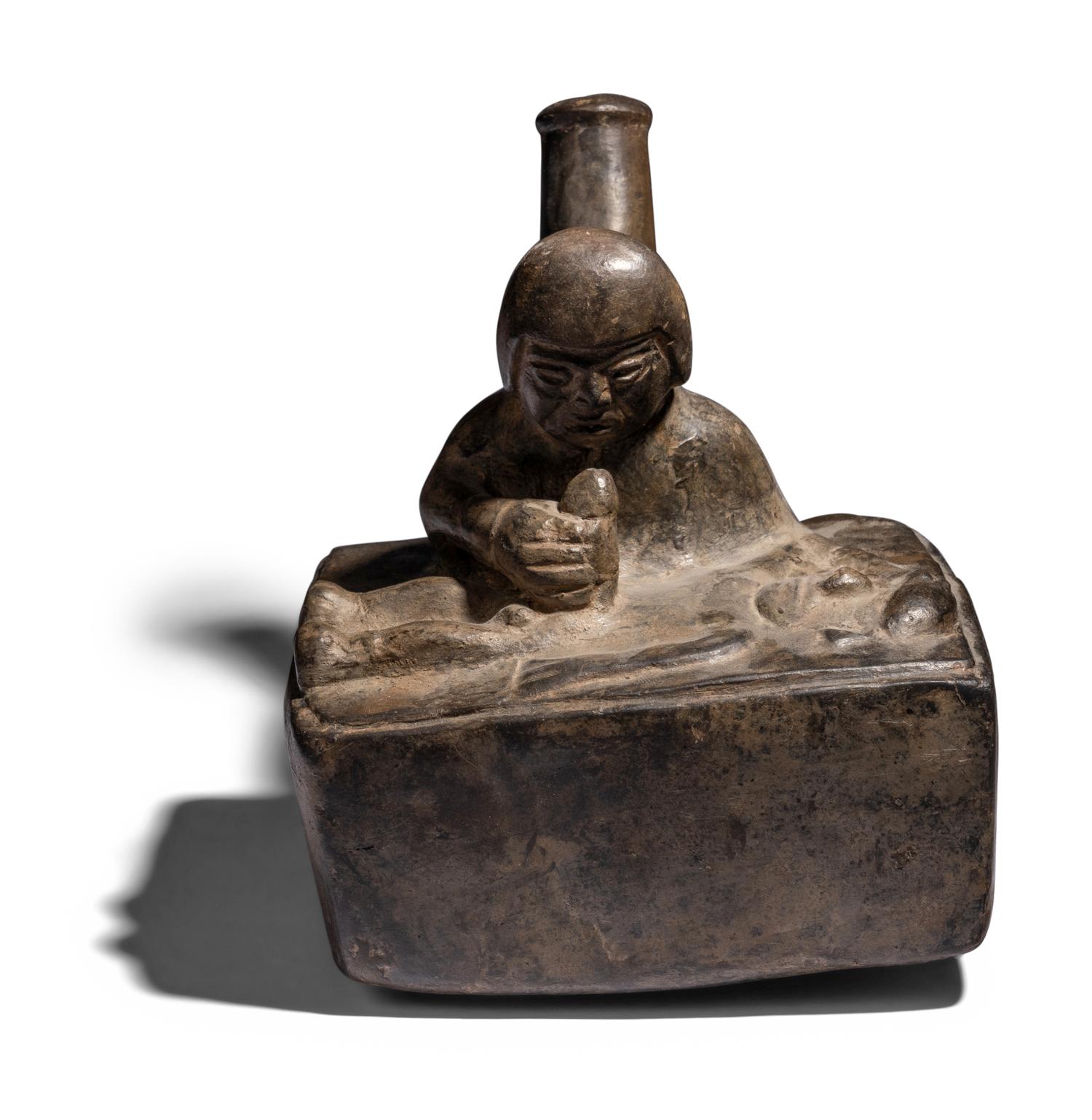 A Moche Erotic Stirrup Vessel