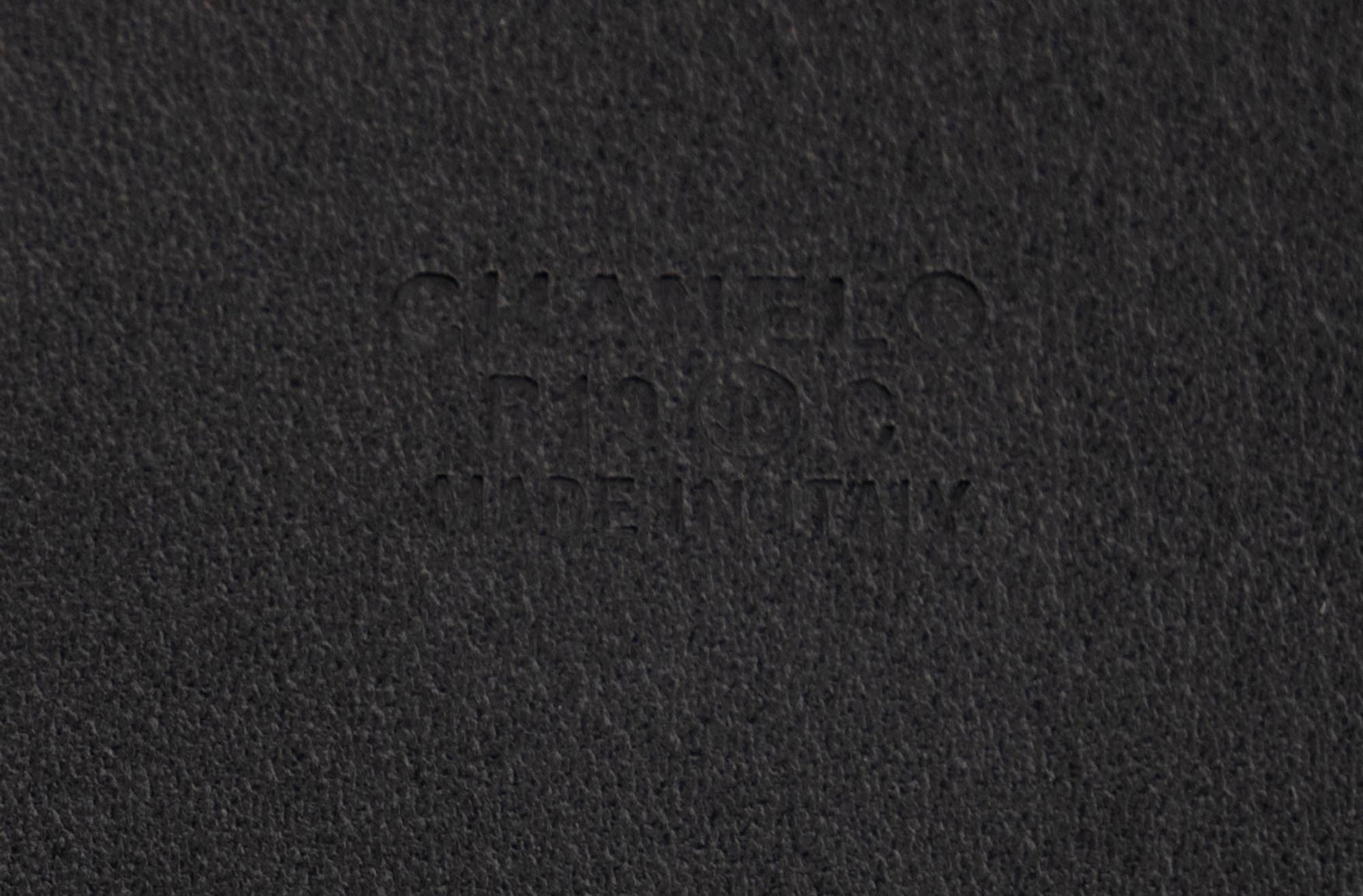 Chanel, Wide Black Leather Belt