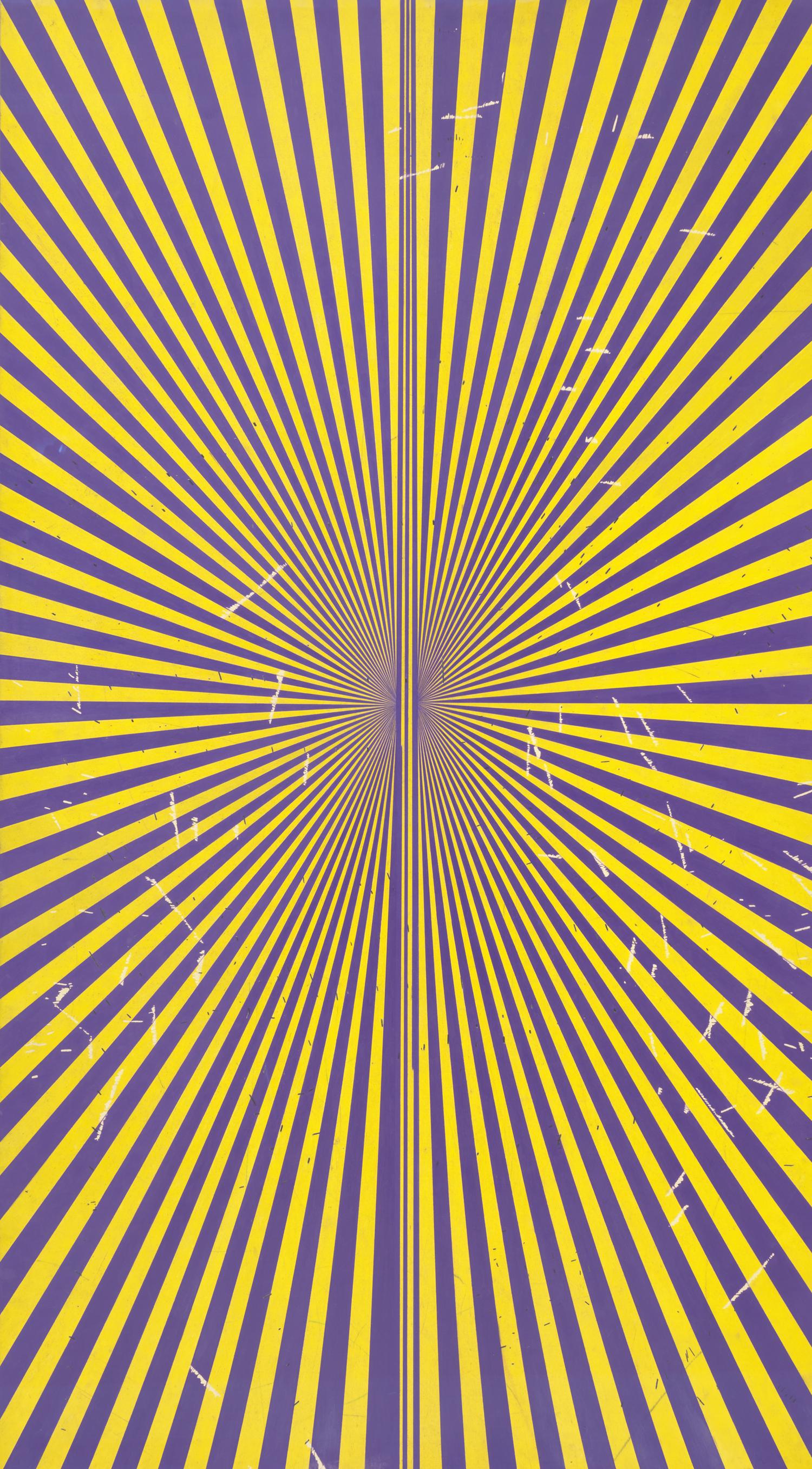 Untitled (Violet and Canary Yellow Butterfly 43.78), 2012