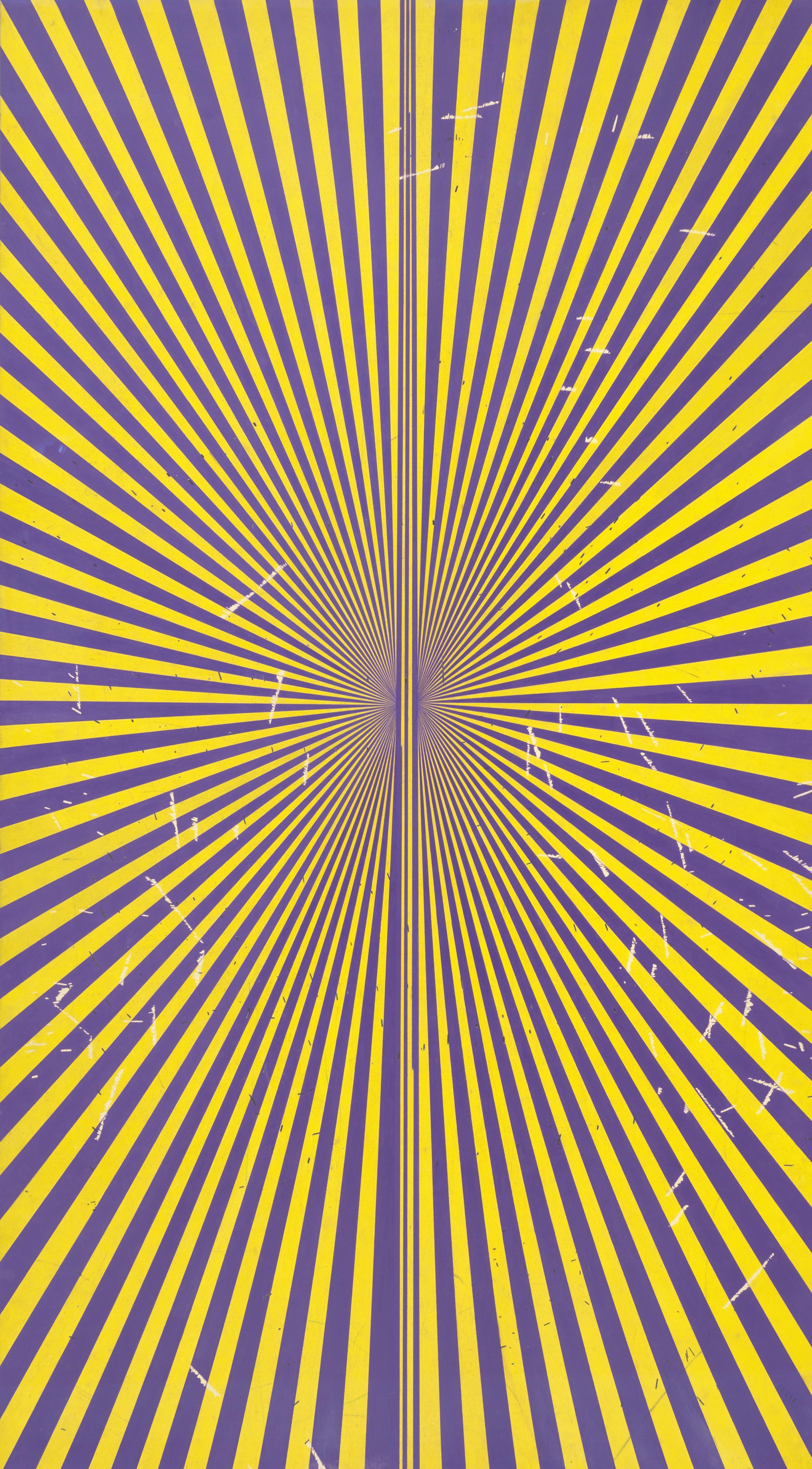 Untitled (Violet and Canary Yellow Butterfly 43.78), 2012