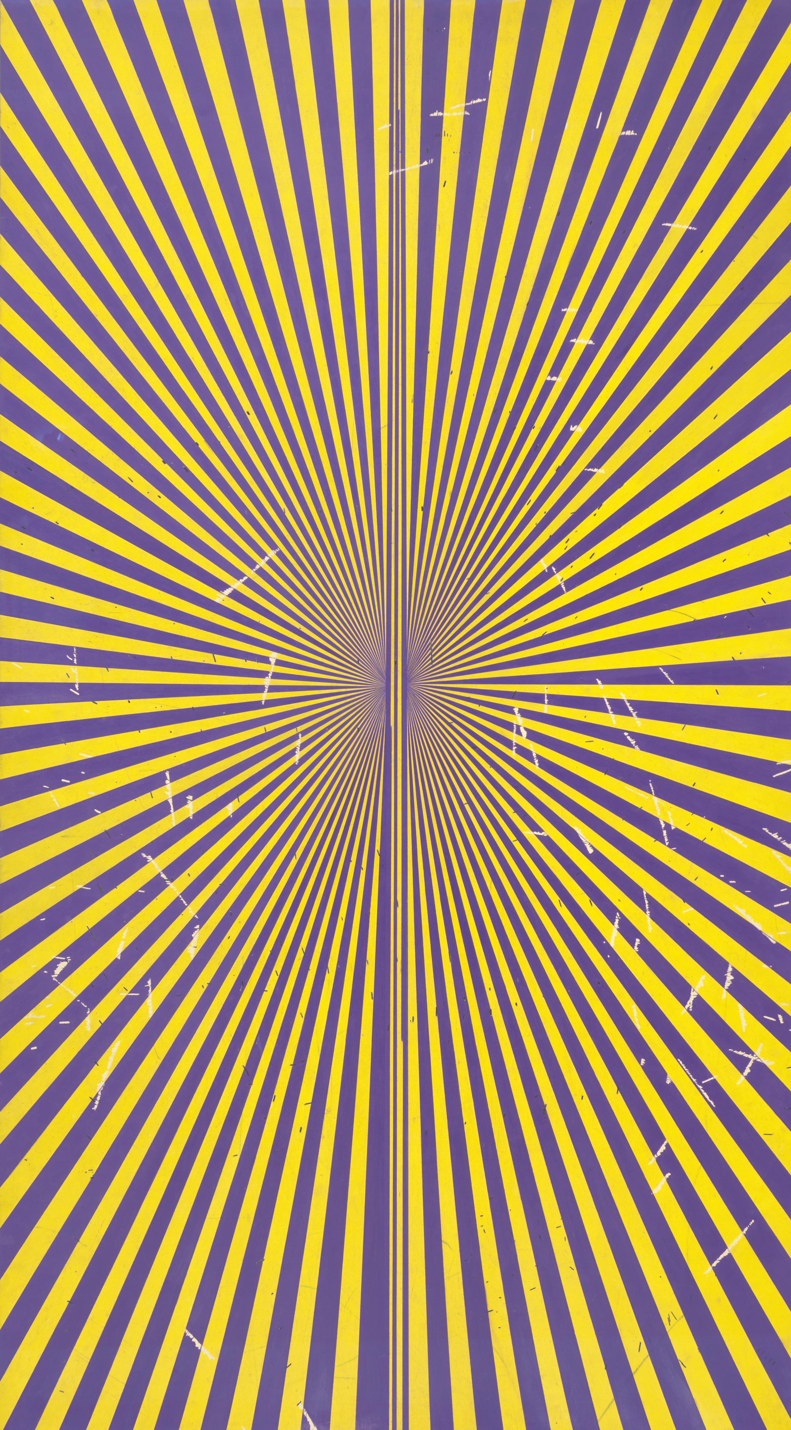 Untitled (Violet and Canary Yellow Butterfly 43.78), 2012