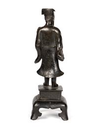 A Chinese Bronze Figure of a Daoist Immortal