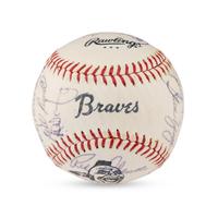 A 1973 Los Angeles Dodgers Team Signed Autograph Baseball