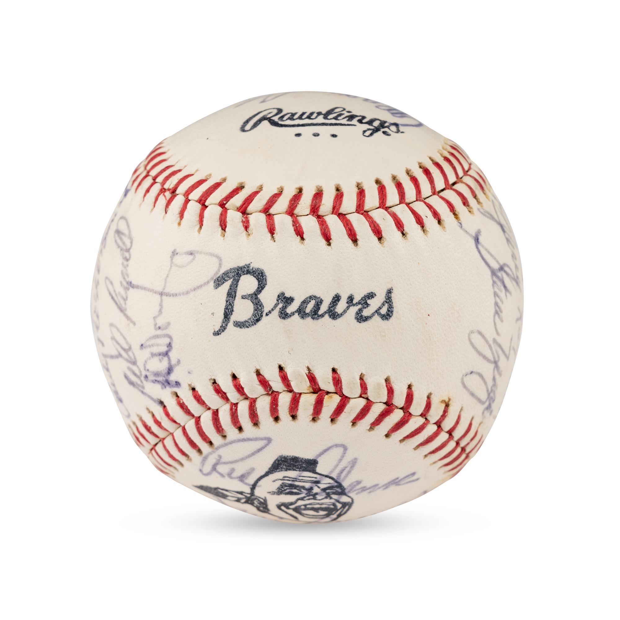 A 1973 Los Angeles Dodgers Team Signed Autograph Baseball