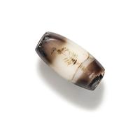 A Neo-Babylonian Banded Agate Amygdaloid with a Phoenix Atop a Palm Tree