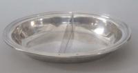 Sterling silver divided serving dish tiffany & co., new york, ny, 20th century