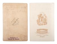 [SUPREME COURT]. Cabinet cards featuring Chief Justice Morrison R. Waite and other justices.