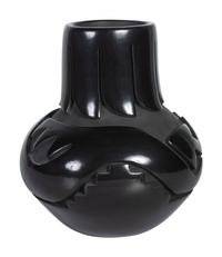 Blackware Pottery Vase