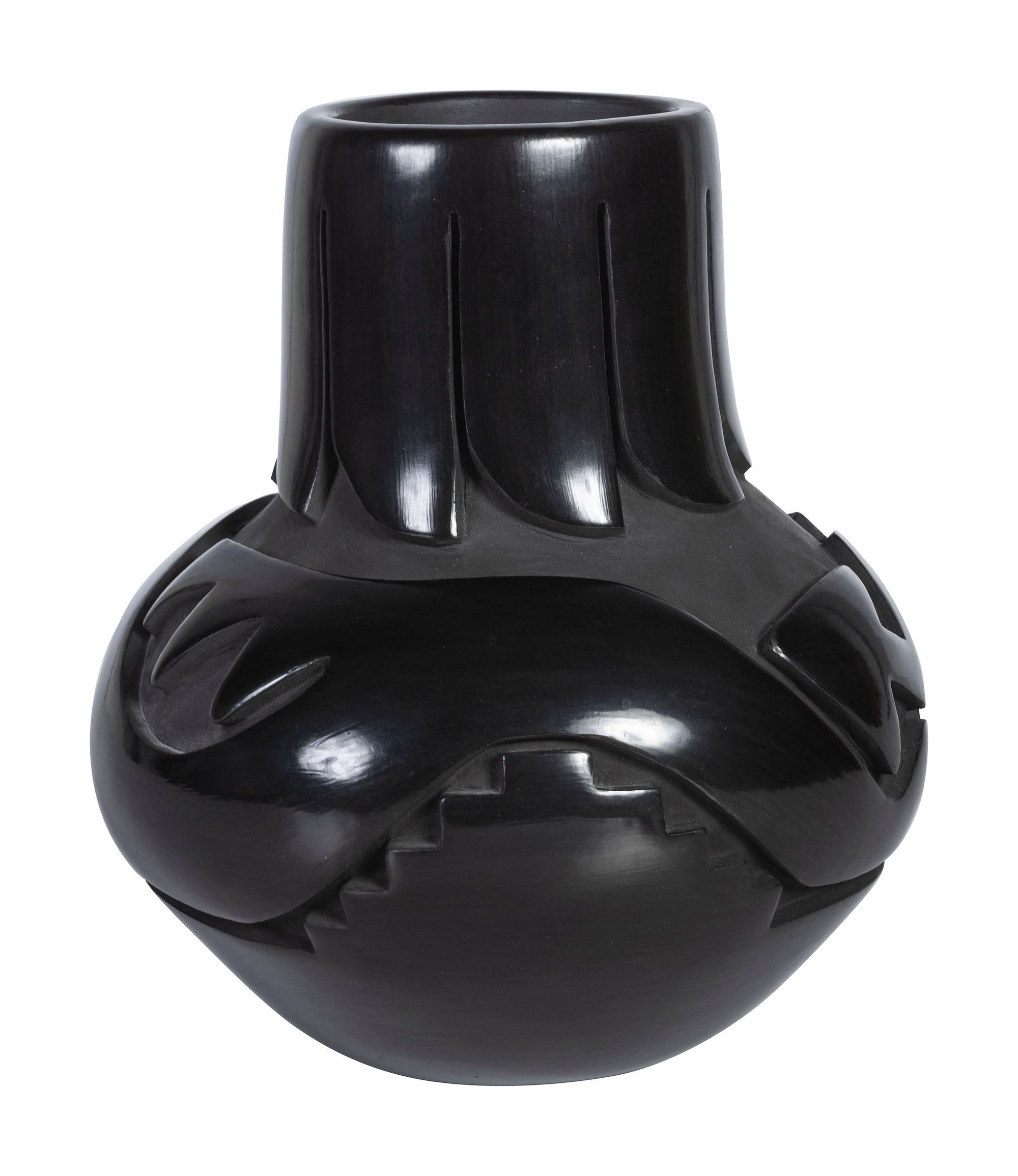Blackware Pottery Vase