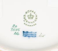 Three Royal Copenhagen Flora Danica Porcelain Serving Dishes