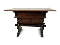 An English Jacobean Style Oak Table — 18TH CENTURY