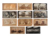 [EARLY PHOTOGRAPHY]. 80 stereoviews of Washington, DC, politicians & parades incl. GAR Grand Review.