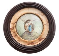An English Portrait Miniature Diameter 8 3/8 inches.