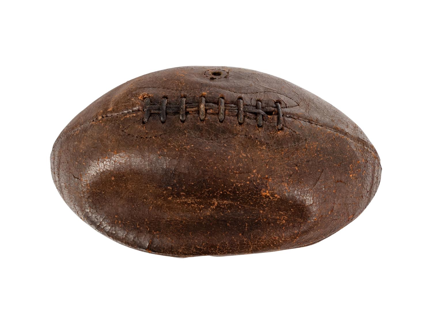 Mike Ditka’s Personal 1988 Pro Football Hall of Fame Commemorative Wilson Football Formerly Displayed at Mike Ditka's Restaurant