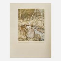 [Children's & Illustrated] [Rackham, Arthur] Grimm, (Jacob and Wilhelm) Little Brother & Little Sister and Other Tales