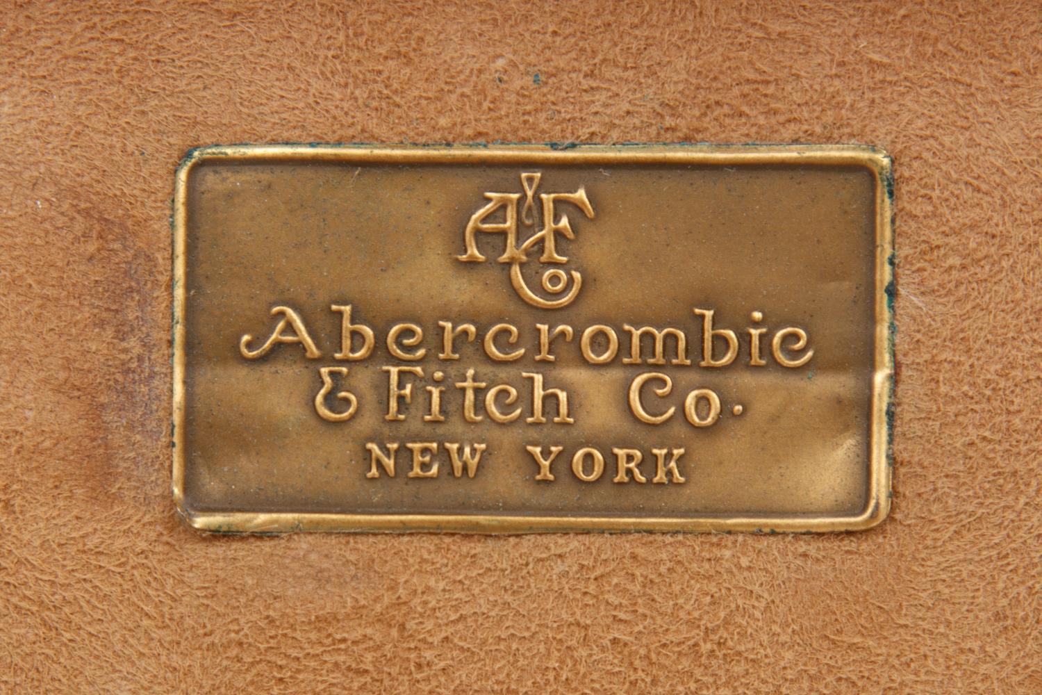 A Leather-Cased Set of Silver-Plate Flasks Retailed by Abercrombie & Fitch