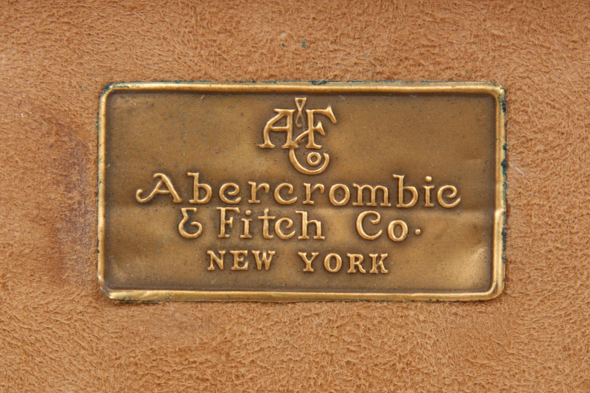 A Leather-Cased Set of Silver-Plate Flasks Retailed by Abercrombie & Fitch