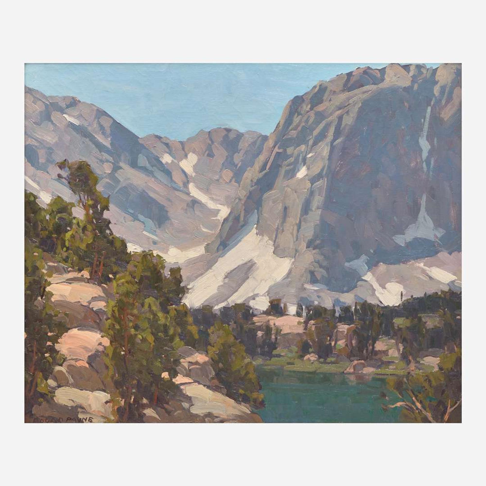Edgar Payne (American, 1883-1947) First Lake (Big Pine, Inyo County, California)