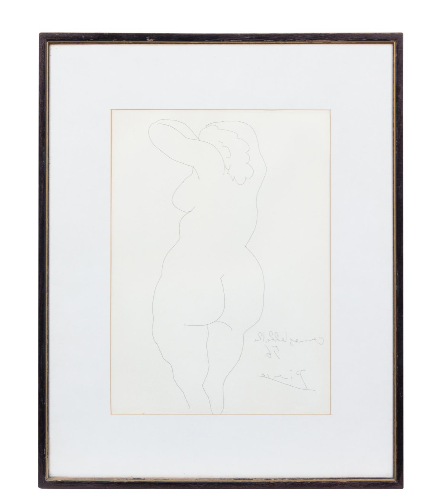 Pablo Picasso (Spanish, 1881-1973) Nu de dos, 1956 etching…