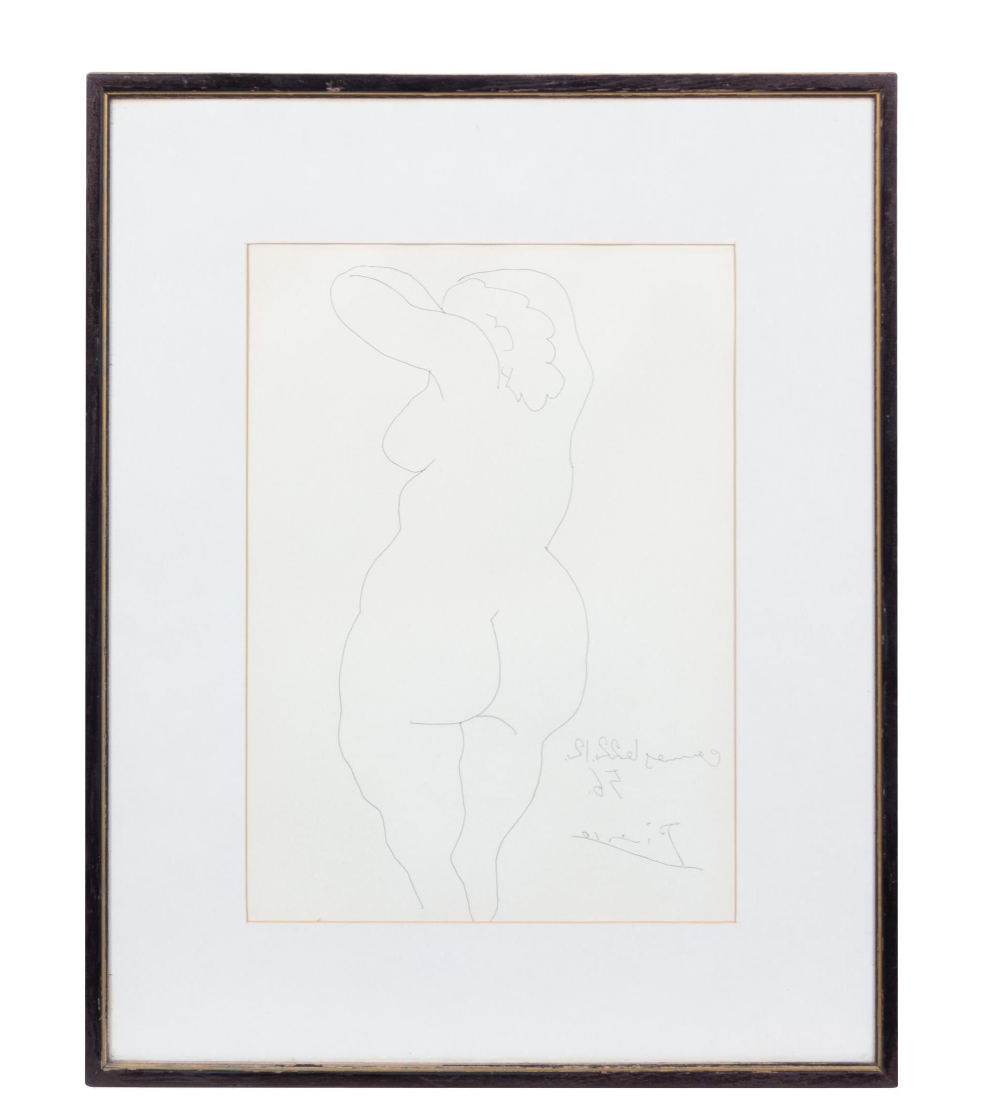 Pablo Picasso (Spanish, 1881-1973) Nu de dos, 1956 etching…