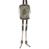 Sterling Silver and Turquoise Bolo Tie