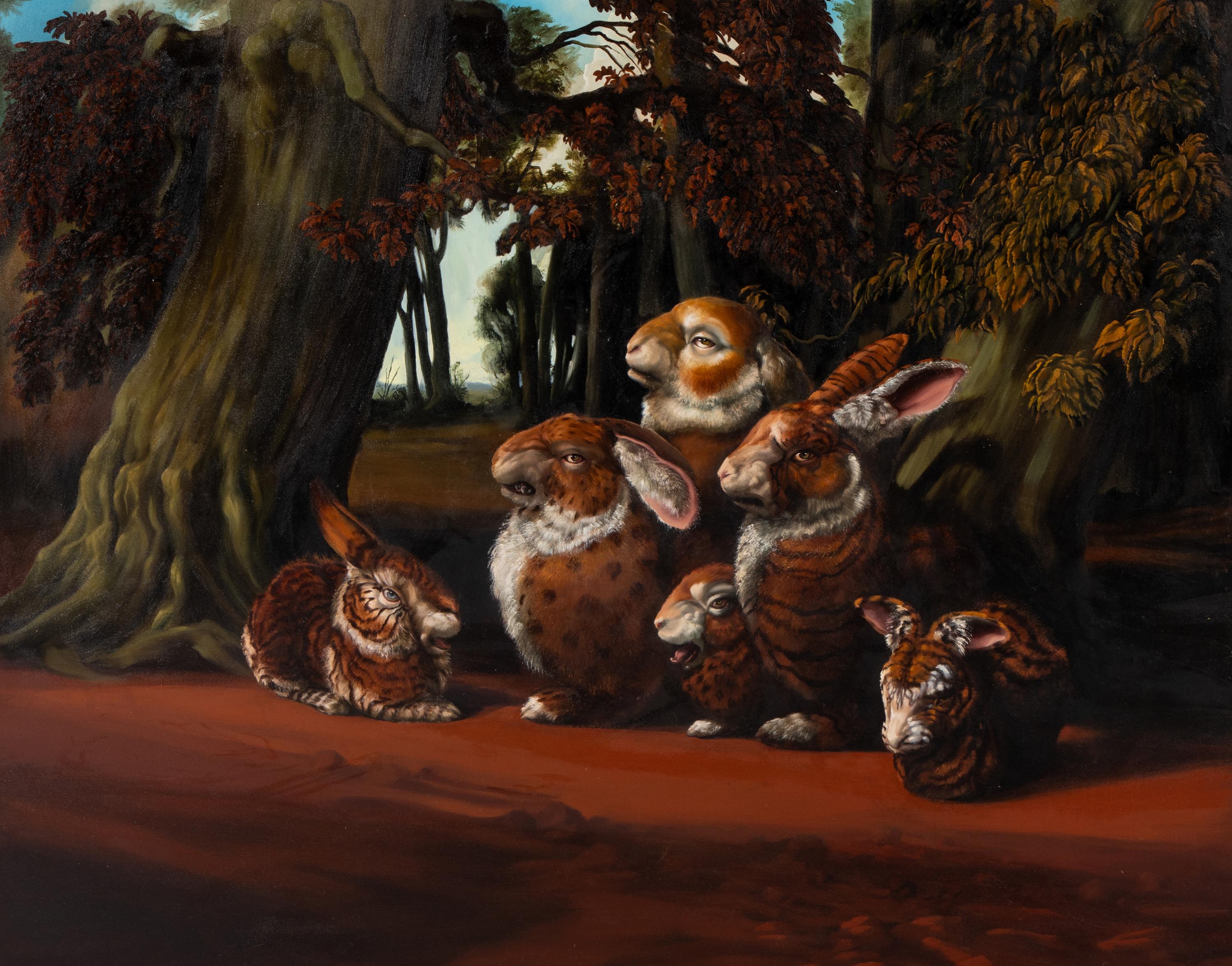 Laurie Hogin (American, b. 1963) — Now as I Was Young and Easy under the Apple Boughs... or Posse , c. 1990