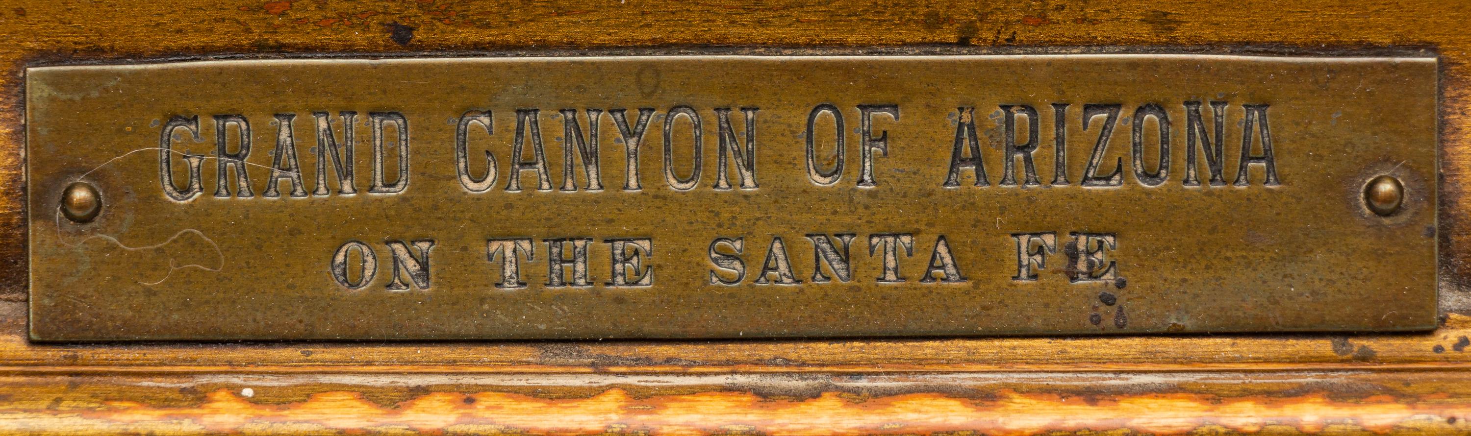 Grand Canyon of Arizona on the Santa Fe
