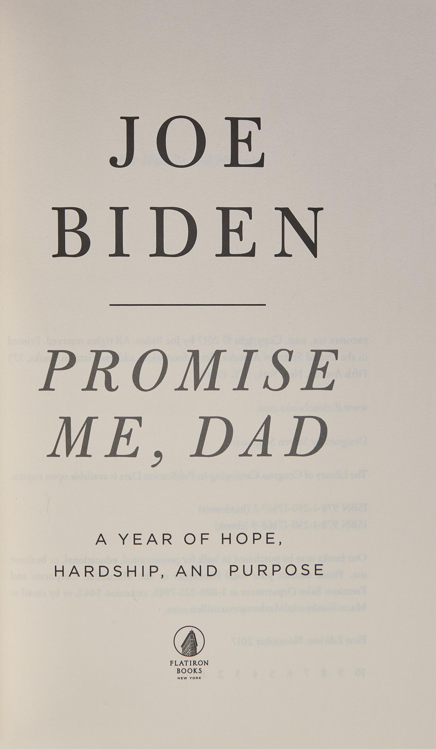 [Presidential] [Obama, Barack, and Joe Biden] Group of 2 Signed Titles
