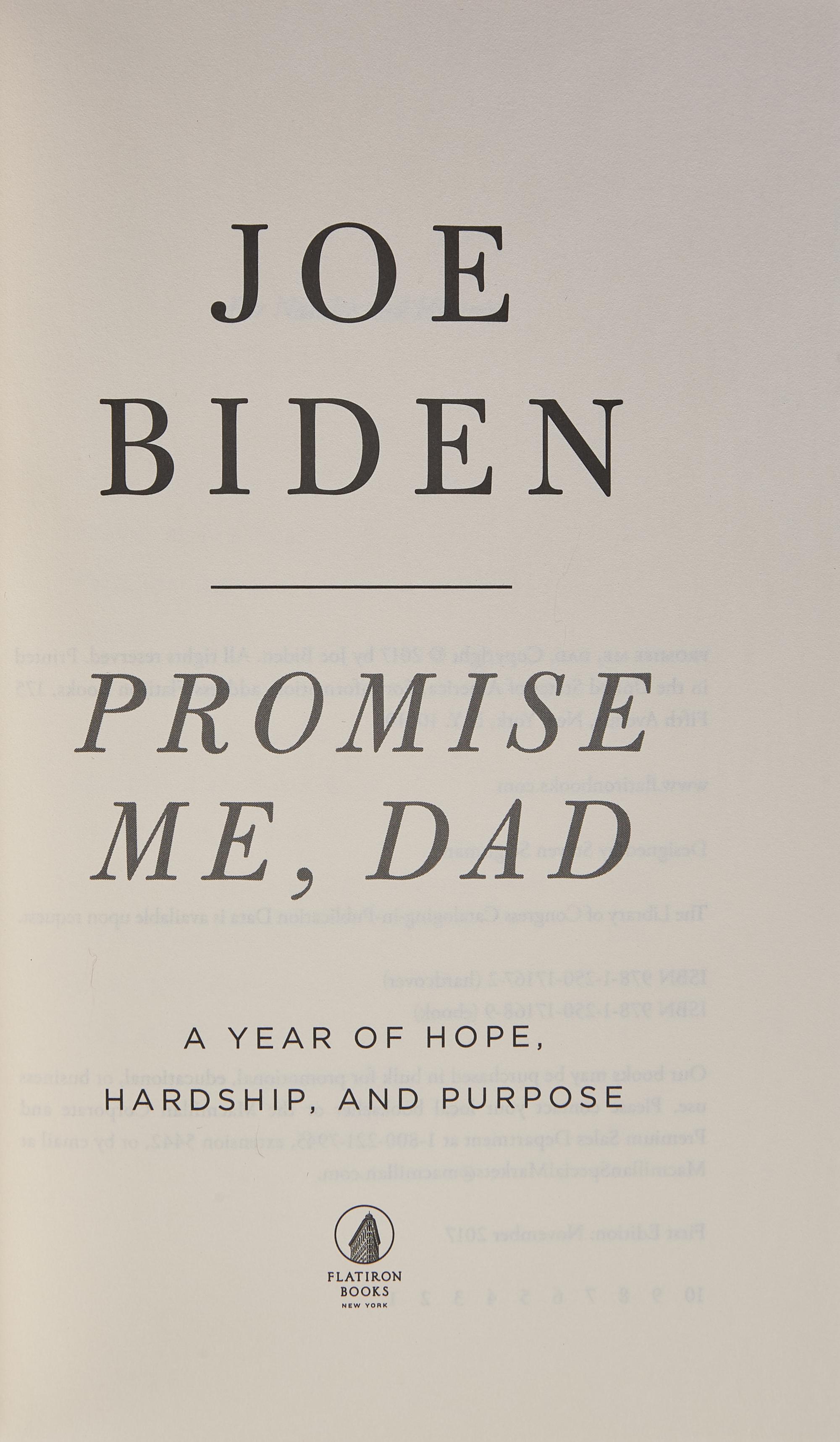 [Presidential] [Obama, Barack, and Joe Biden] Group of 2 Signed Titles