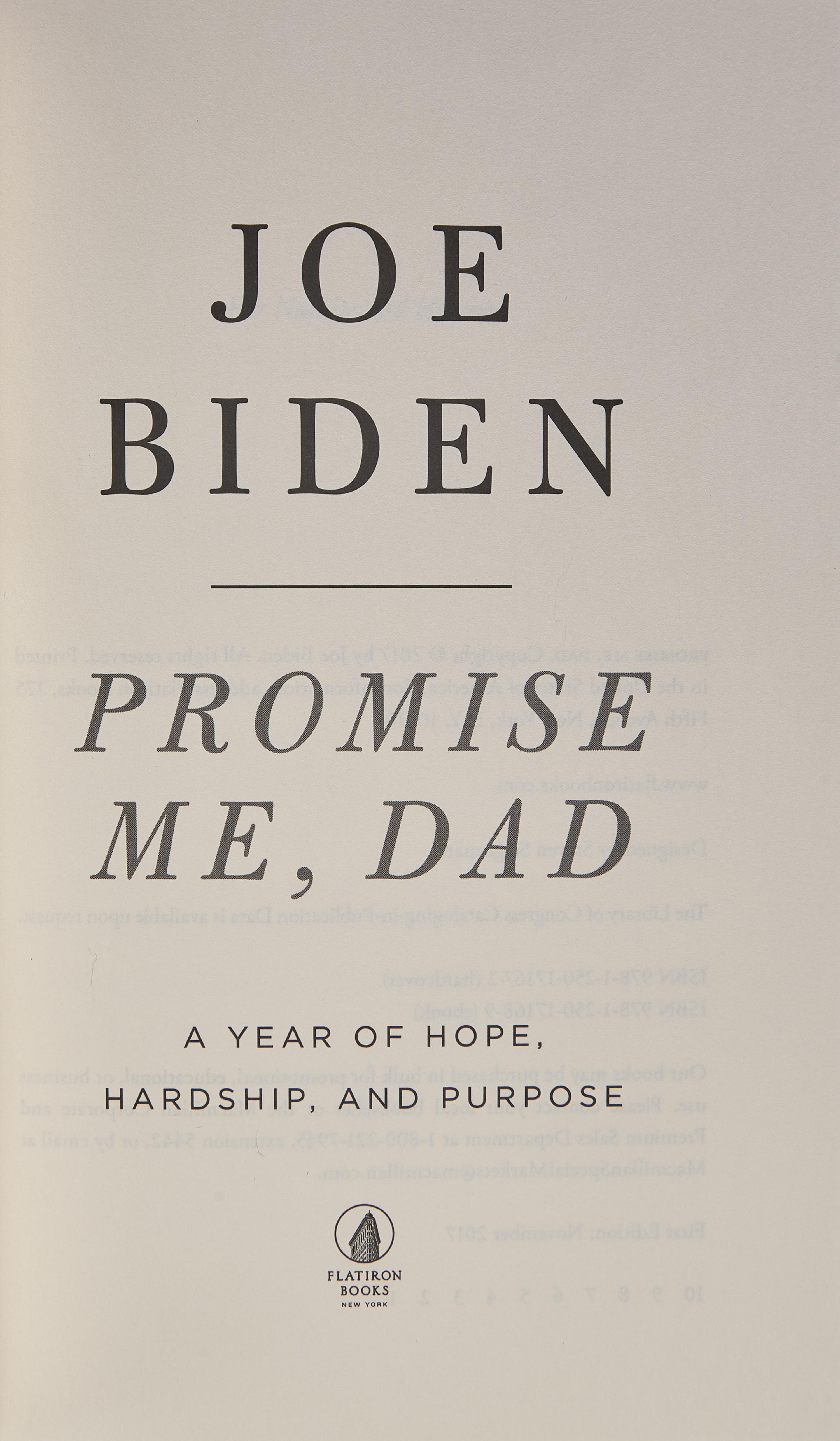 [Presidential] [Obama, Barack, and Joe Biden] Group of 2 Signed Titles