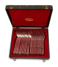 A Christofle Silver Plate Flatware Service — Second Half 19th Century