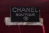 A Chanel Red Double Breasted Blouse,
