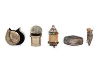 Five Chinese Silver and Metal Articles