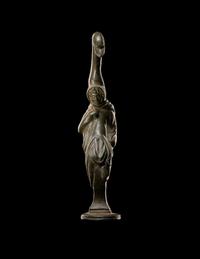 A Roman Bronze Herm Finial