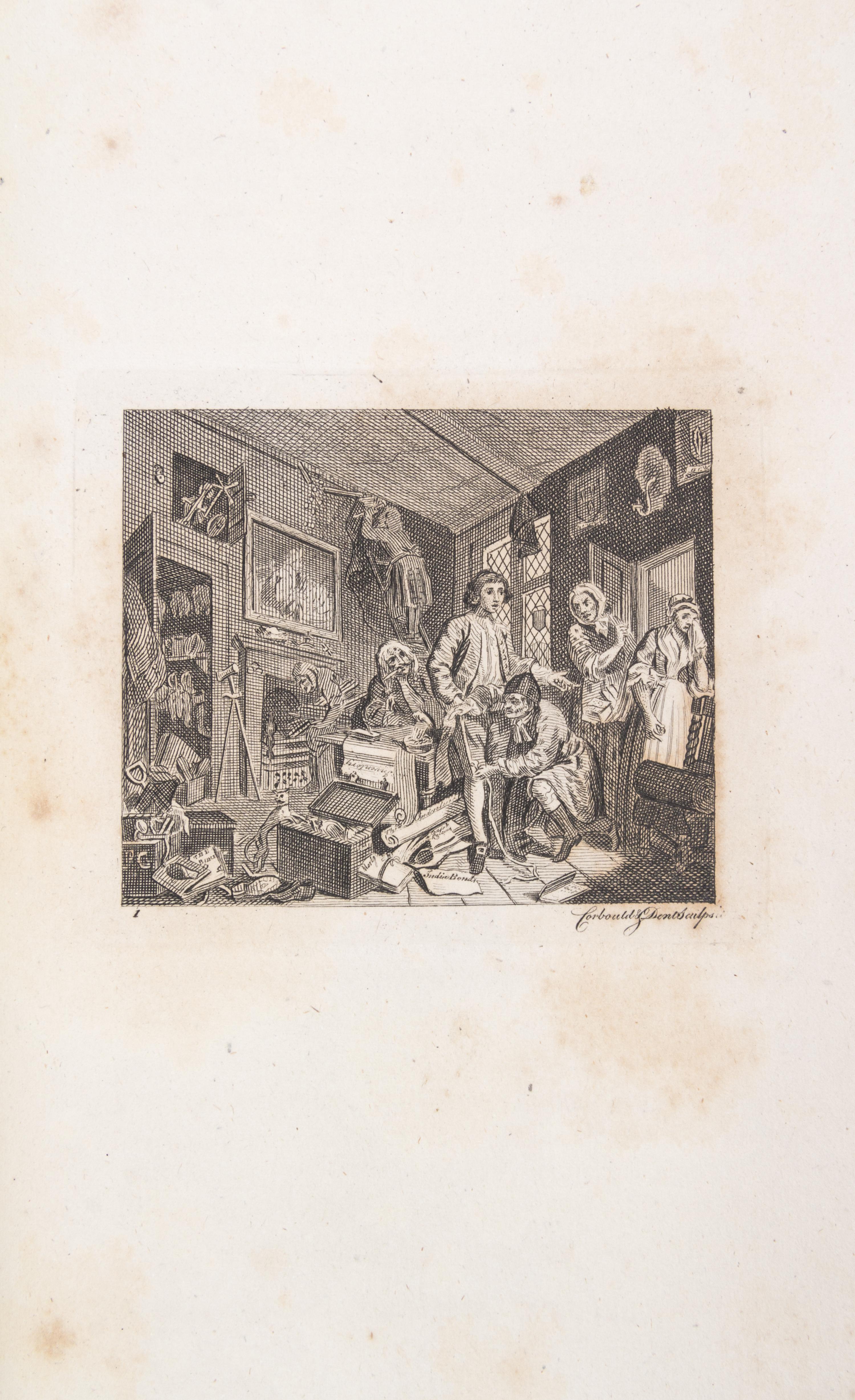 (HOGARTH, WILLIAM) IRELAND, JOHN. Hogarth Illustrated from His Own Manuscripts. London, 1812. 3 vols. Third ed.