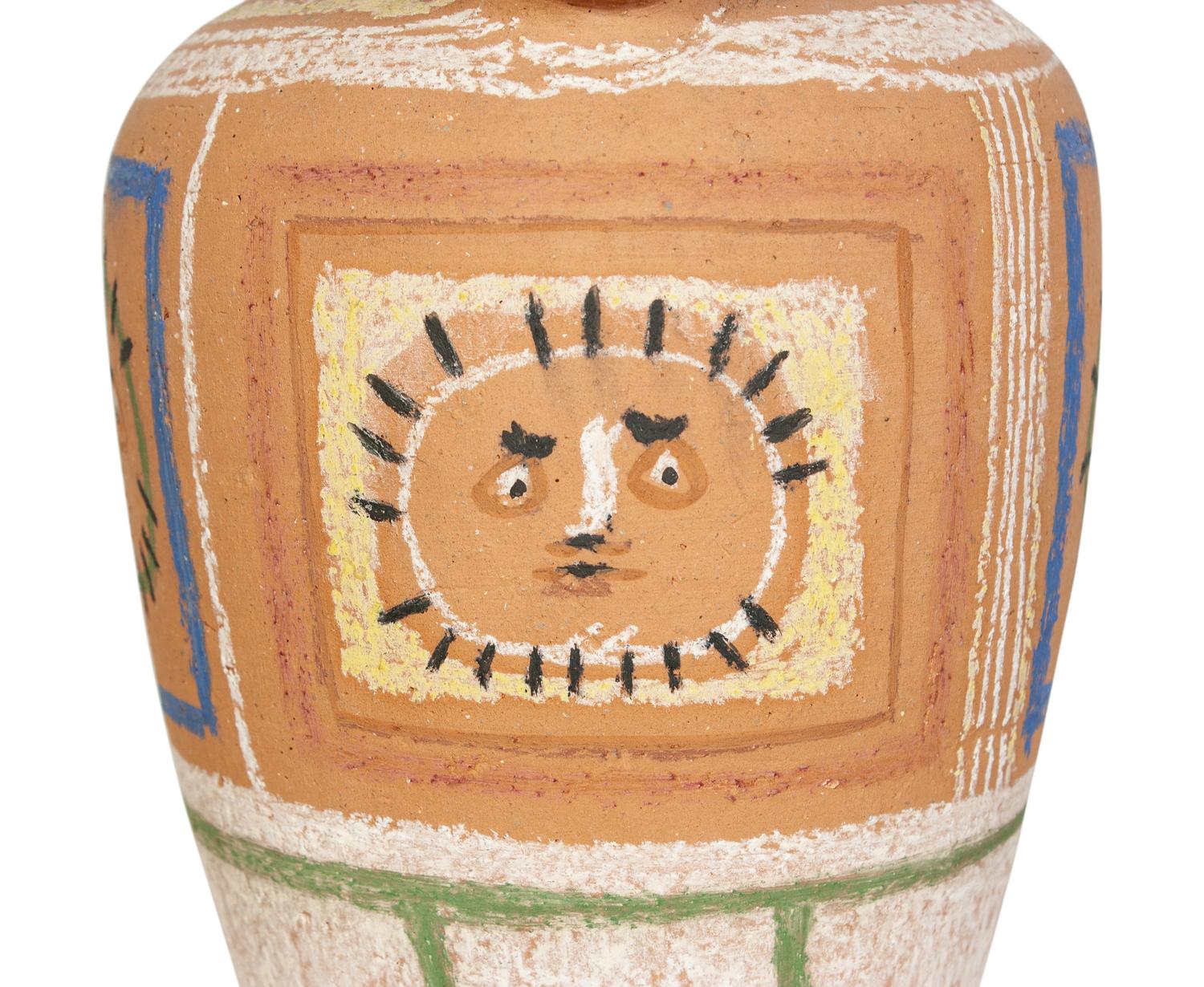 Vase au décor pastel (A.R. 190)