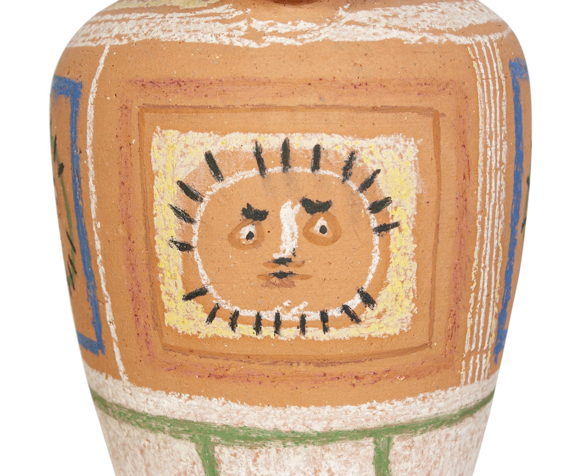 Vase au décor pastel (A.R. 190)