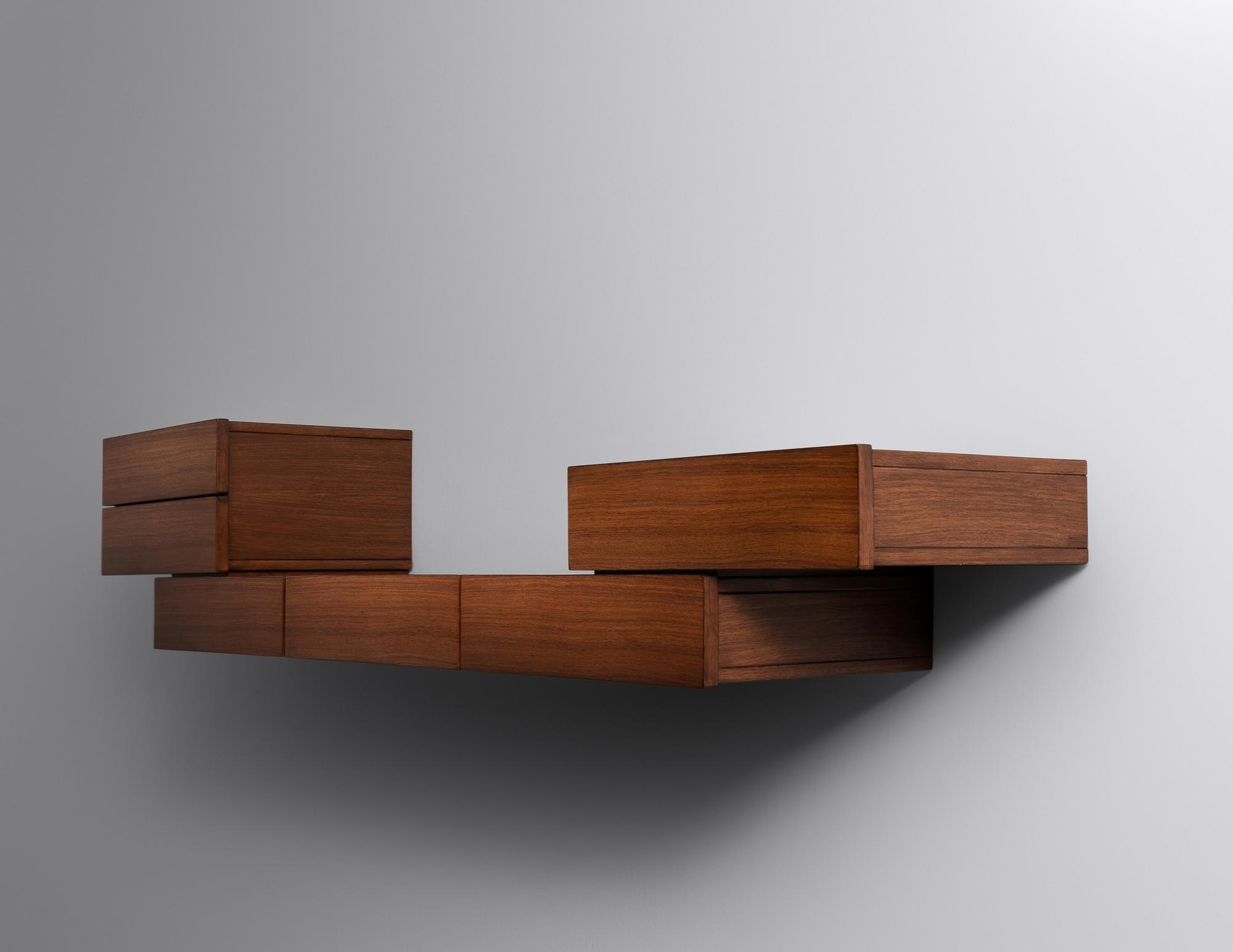 Postmodern Floating Wall Console